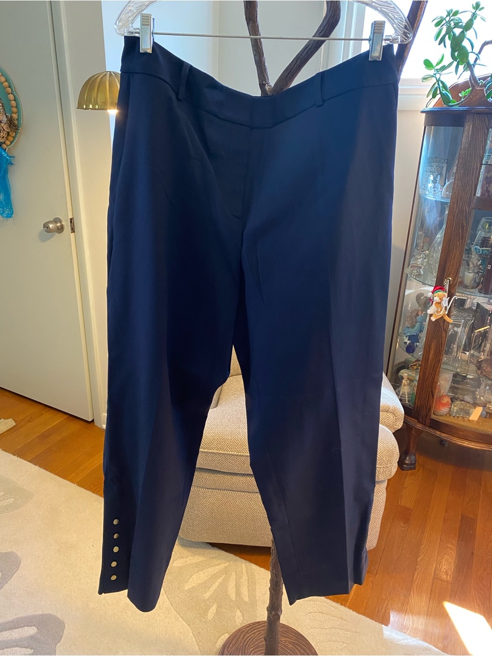 Talbots Women’s Indigo blue Hampshire high waisted Ankle Pants 18W